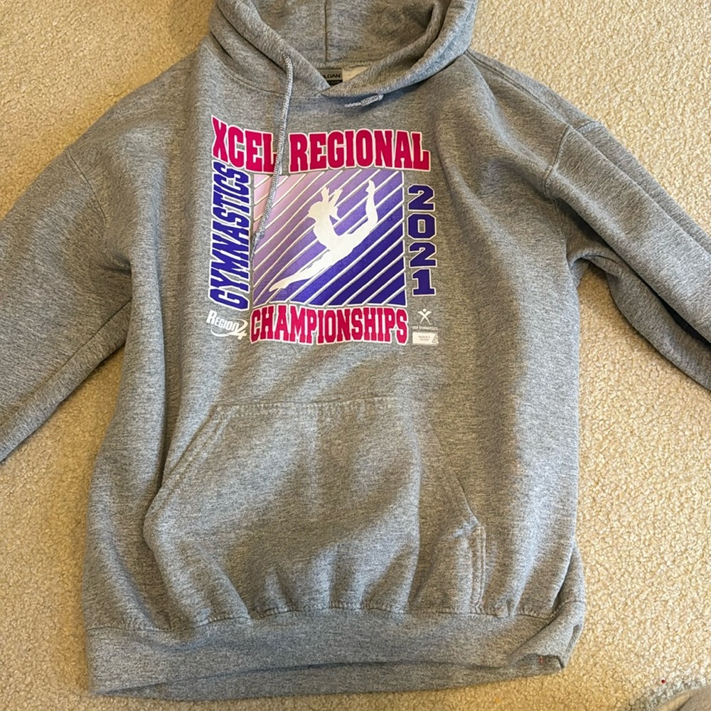 Xcel regional gymnasticstics sweatshirt size medium